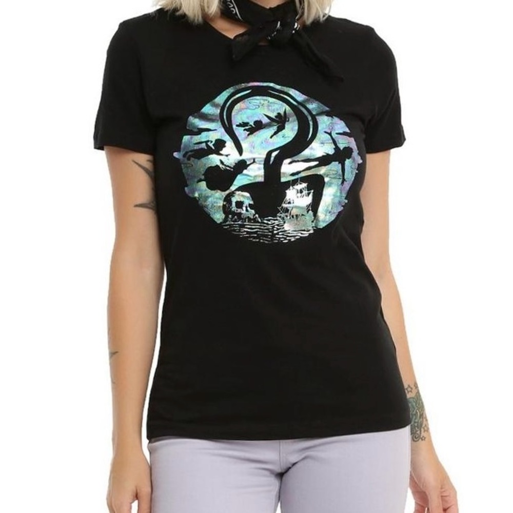 Disney Peter Pan Metallic Graphic T-Shirt